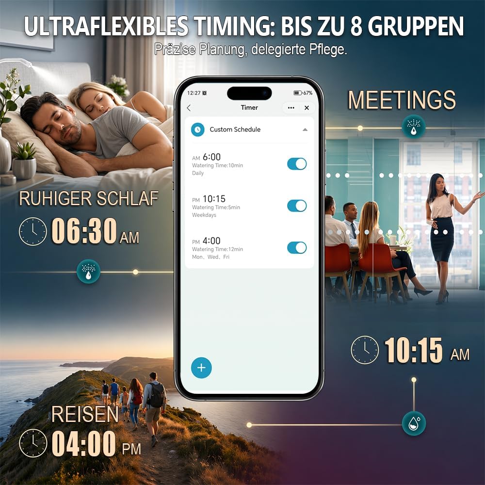 WLAN-Bewässerungscomputer mit App-Steuerung
