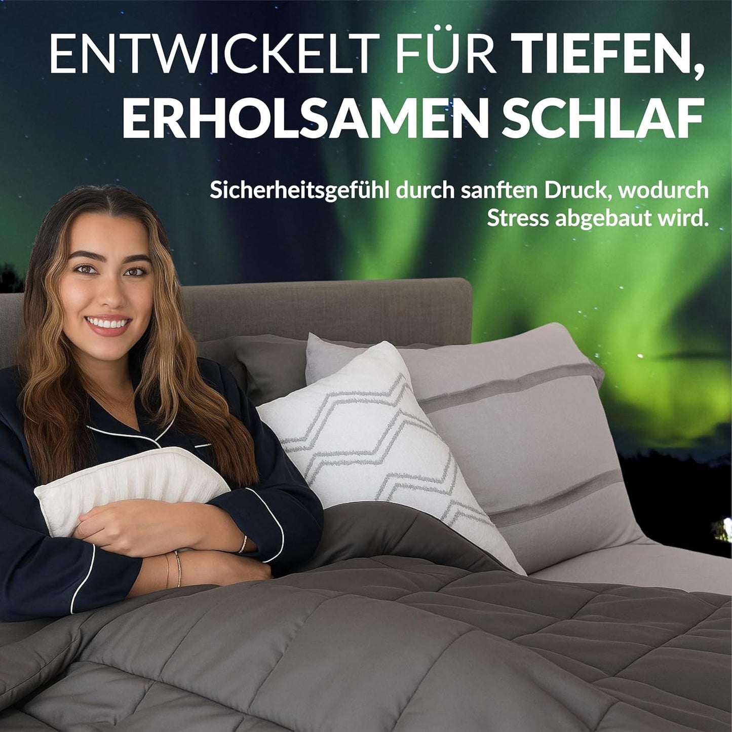 Gewichtsdecke für Erwachsene, 155 X 220 CM 7.0 Kilogramm