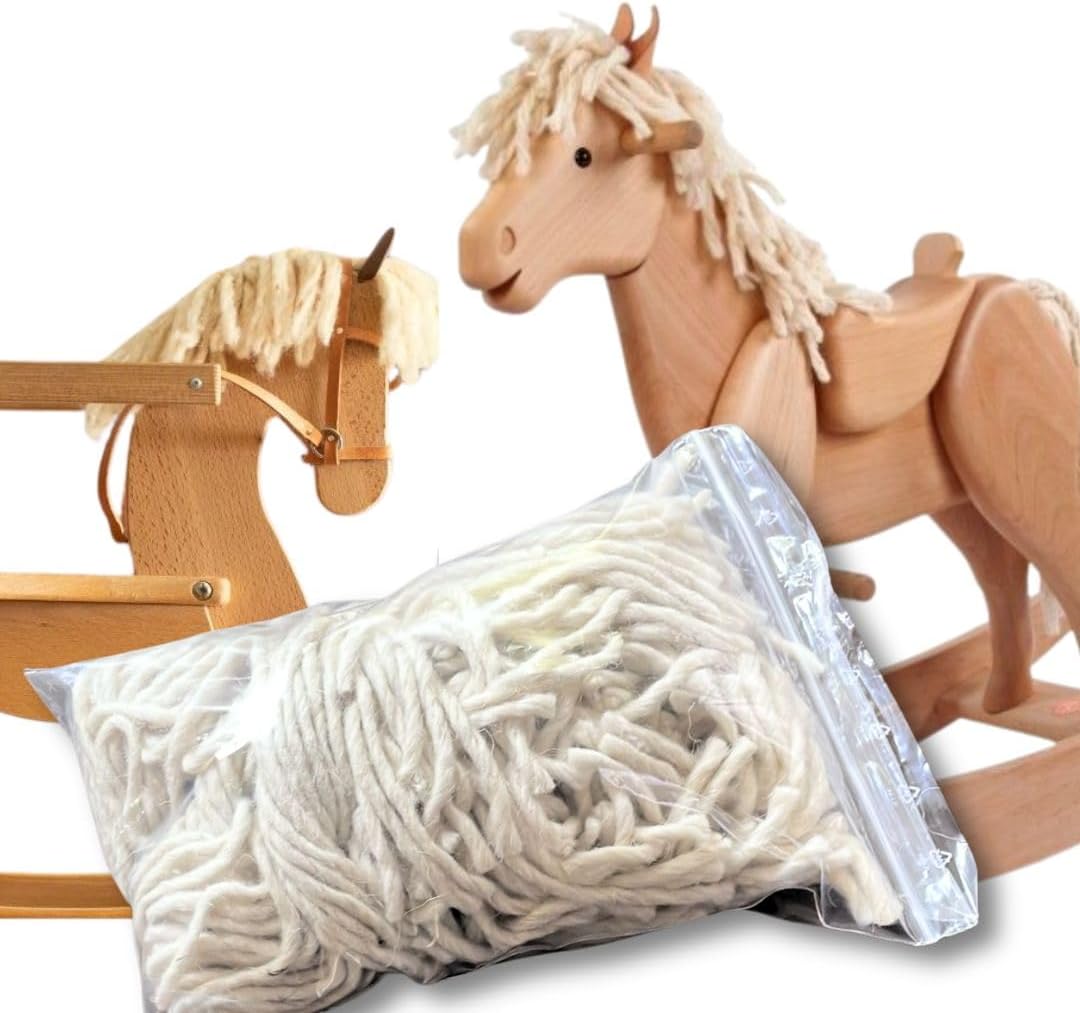 Ersatz-Set Mähne & Schweif für Schaukelpferde