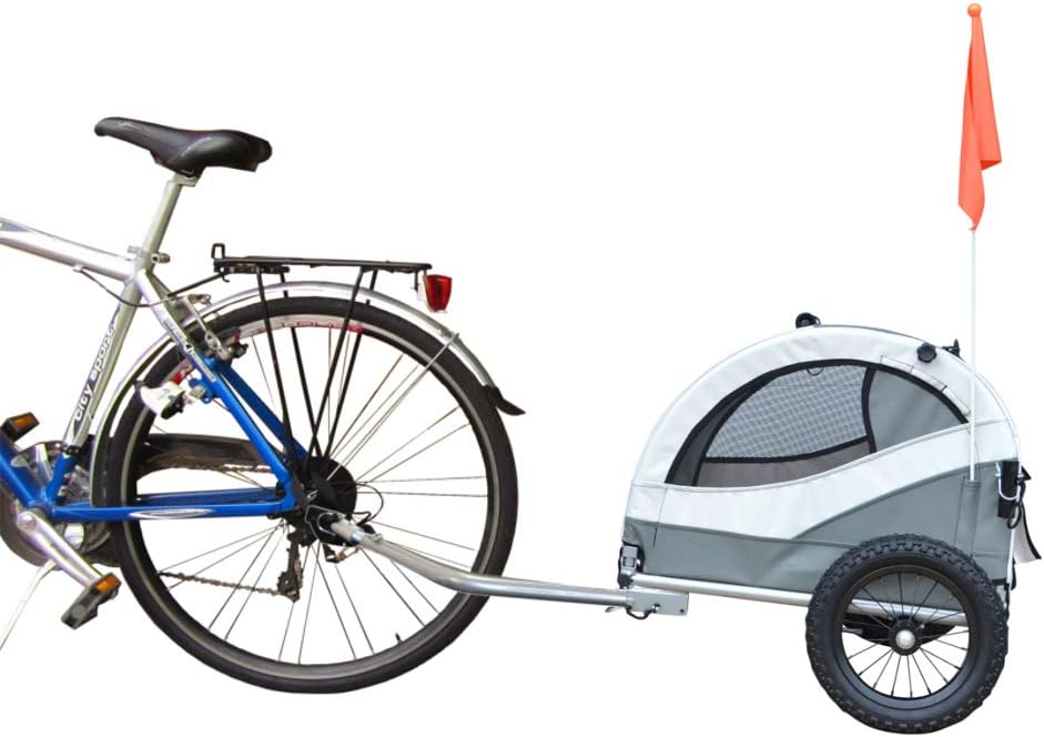 2-in-1 Hundebuggy & Fahrradanhänger Kuma, Grau