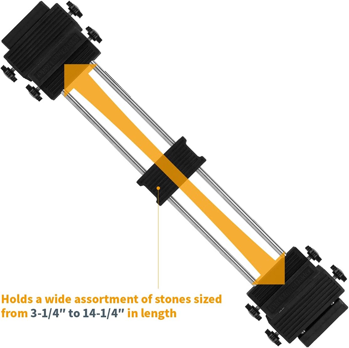 Verstellbare Schleifsteinhalterung für Spülbecken, 3-1/4-Inch to 14-1/4-Inch Steinhalter