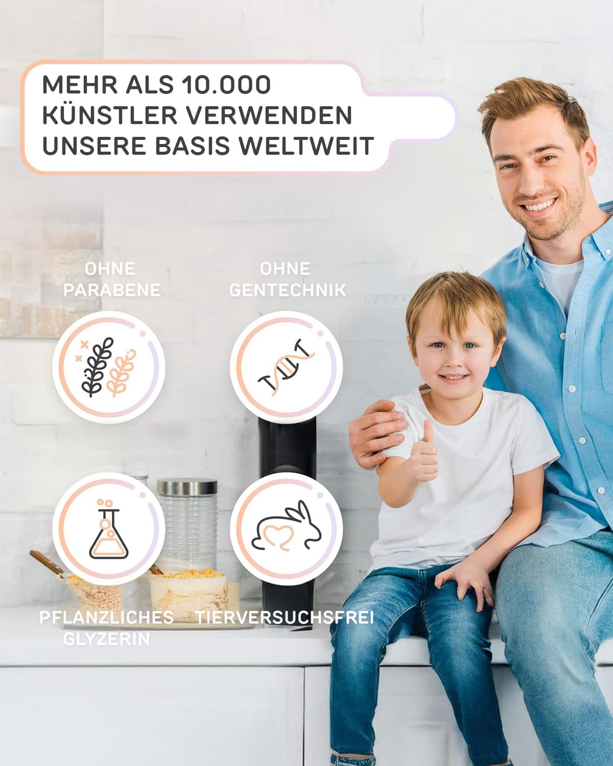 BIO Glycerin Seifenbasis zum Seifengiessen (3 kg), 3 kg (1er Pack) Ultra Klar