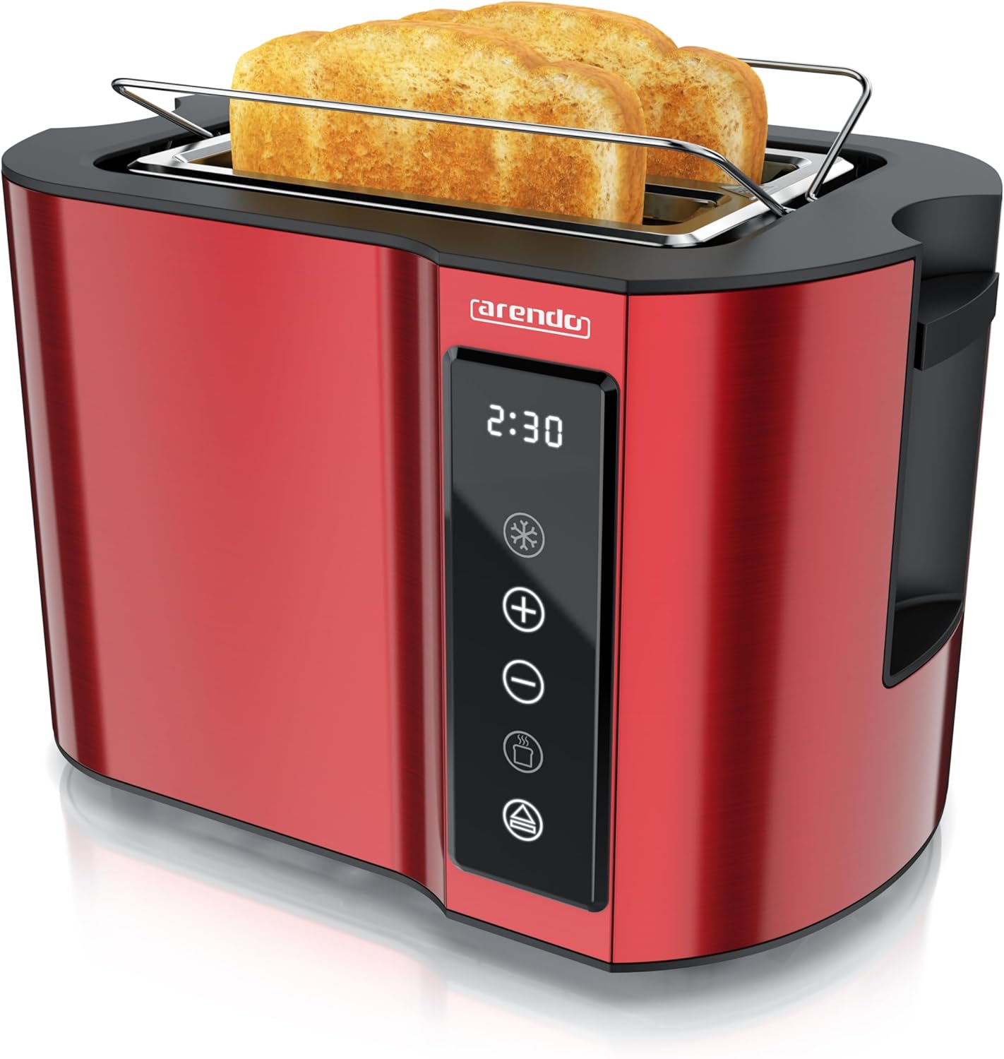 Frukost Touch Compact Toaster, C: Rot