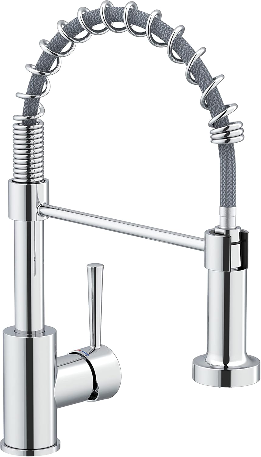 Küchenarmatur NOVA mit verstellbarer Pendelbrause, Chrom