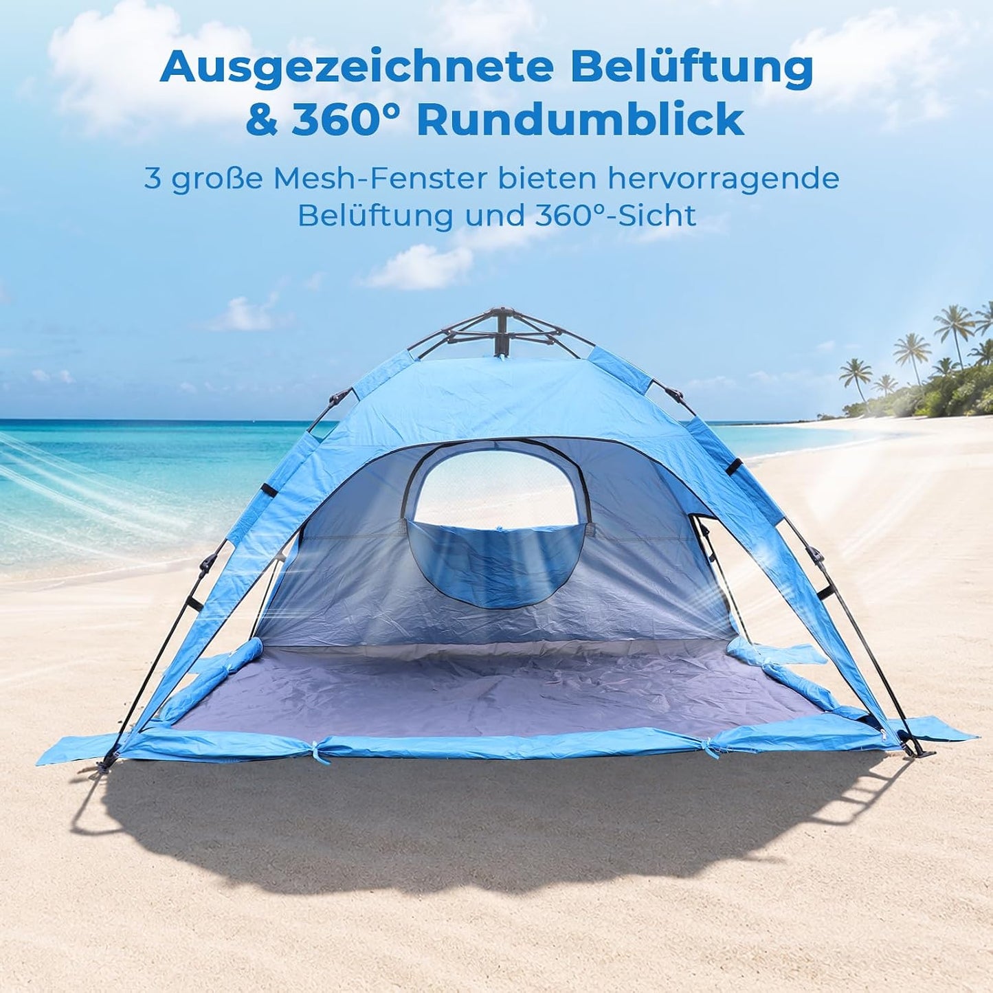 Pop Up Strandmuschel
