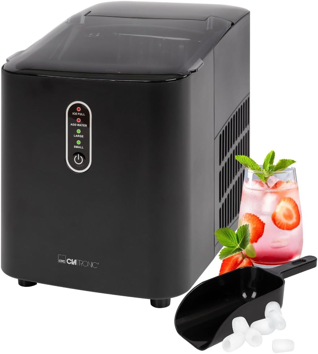 EWB 3798 schwarz Eiswürfelbereiter, Schwarz *NEUSTES MODELL*