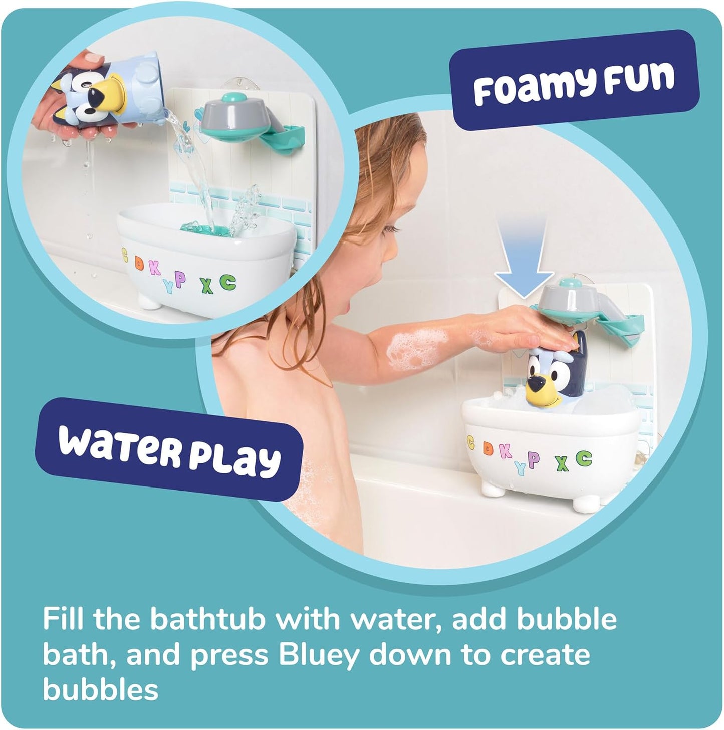 Interaktives Badespielzeu Bluey