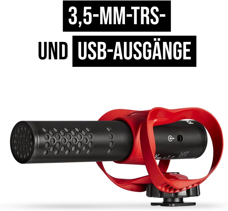 VideoMic GO II H Richtrohrmikrofon mit USB & 3,5mm, VideoMic GO II H