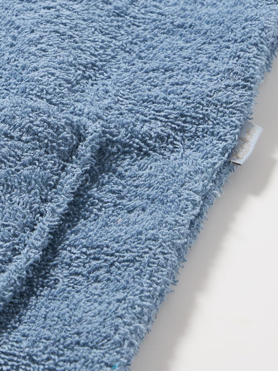 Kinder Frottee-Bademantel, 134-140 jeansblau