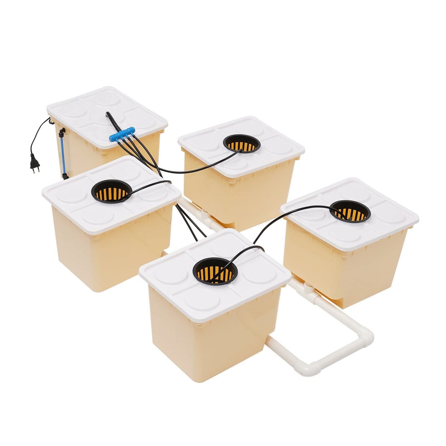 5-teiliges Mini-Gewächshaus Set mit Bewässerung