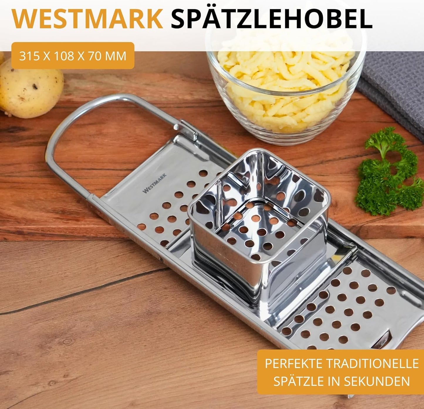 Spätzlehobel Inox, Knöpfle Inox