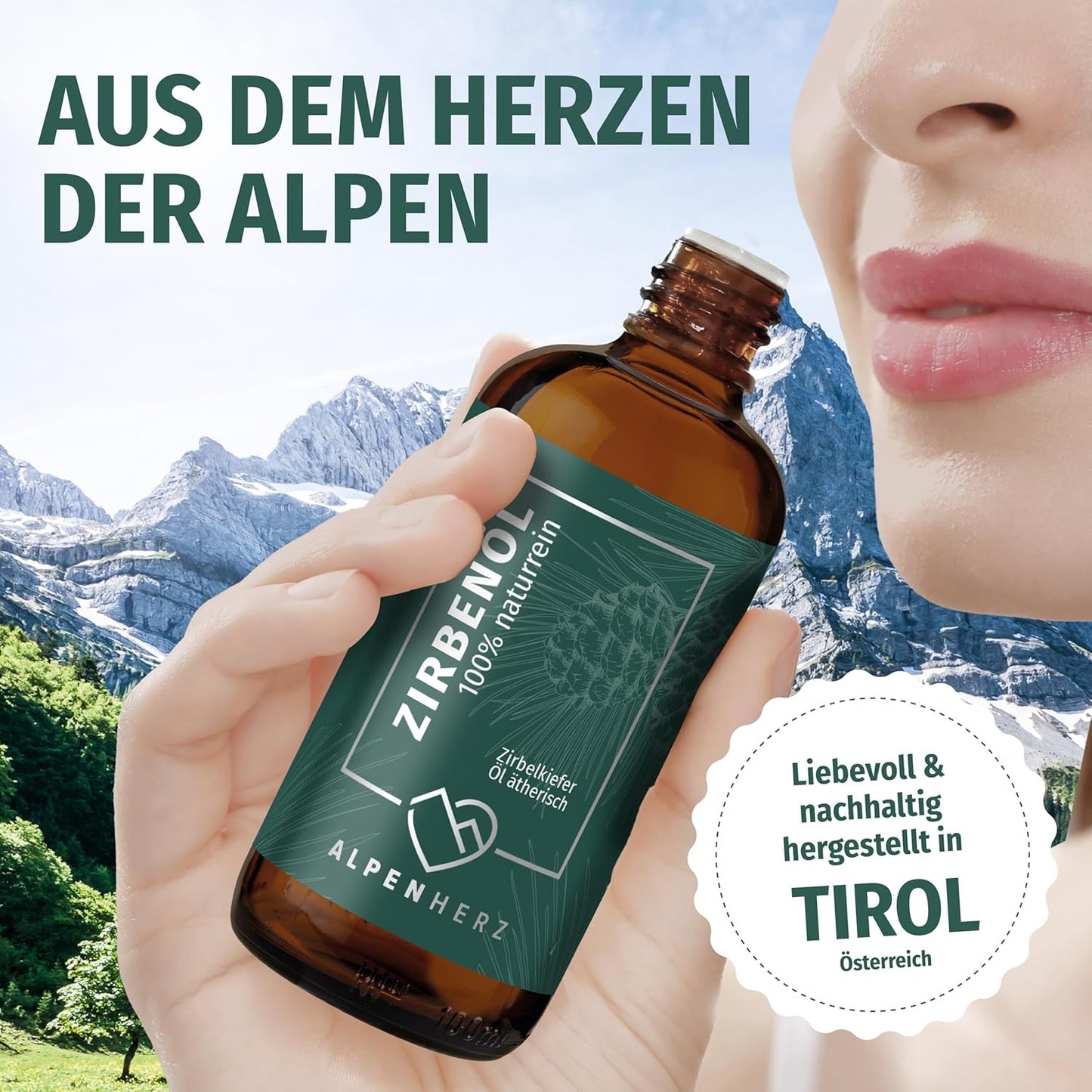 Zirbenöl mit Duftstein