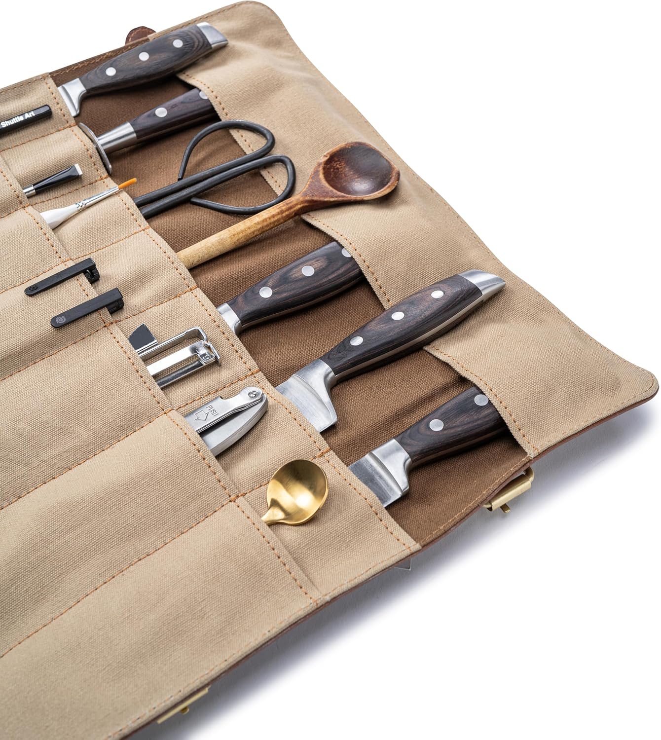 Messertasche für Kochmesser, Braun