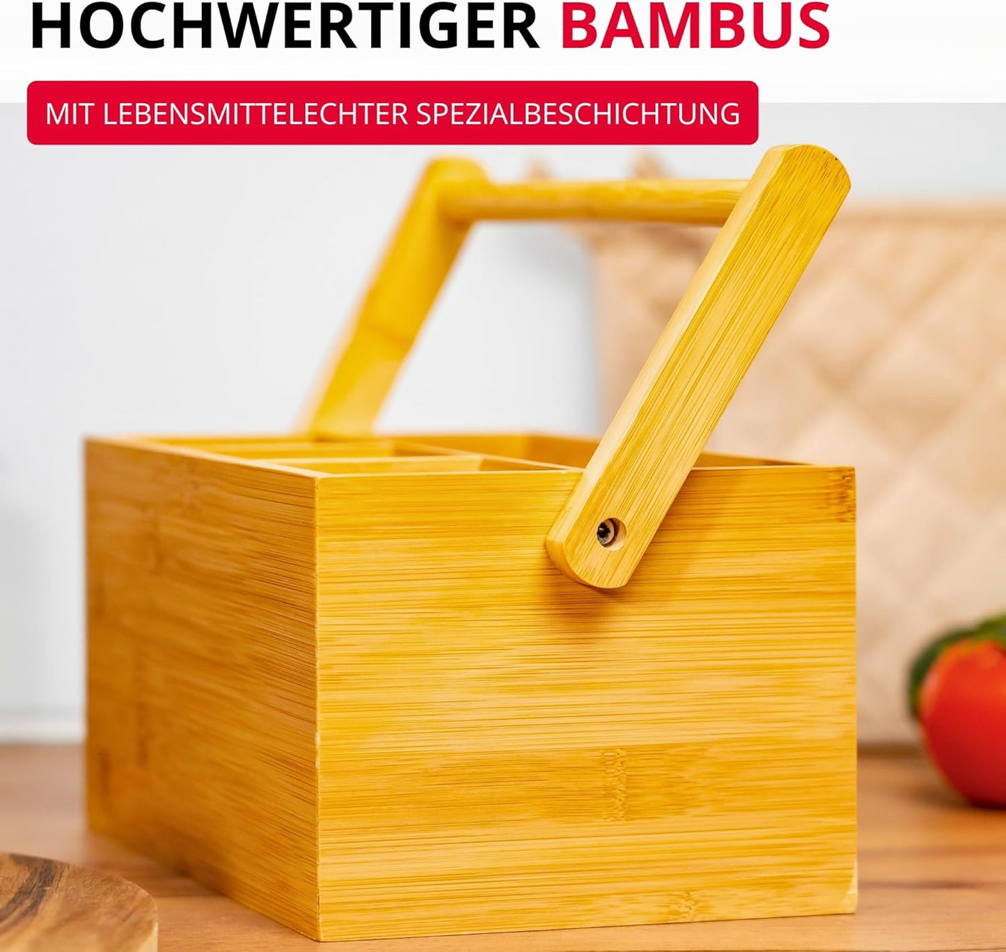 Tischbutler, 4 Fächer