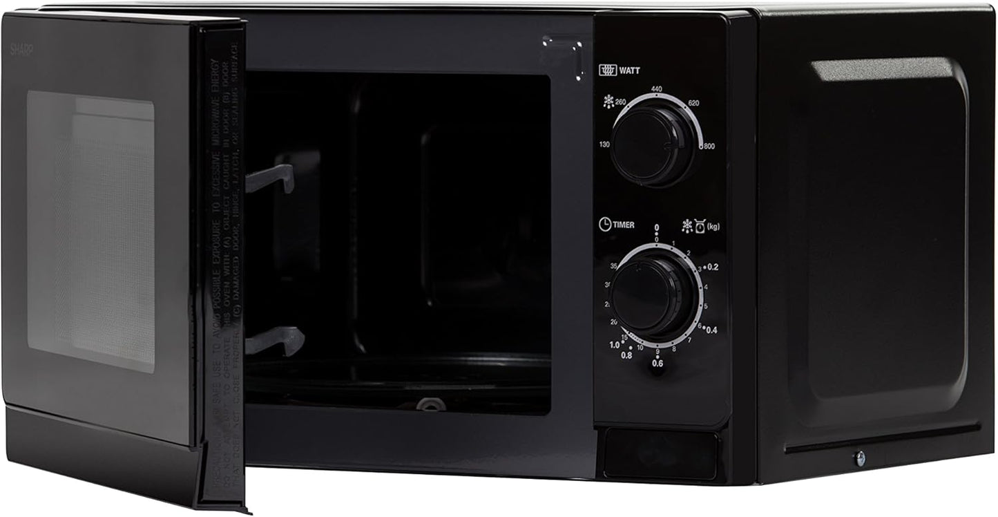 Mikrowelle R200BKW, Schwarz