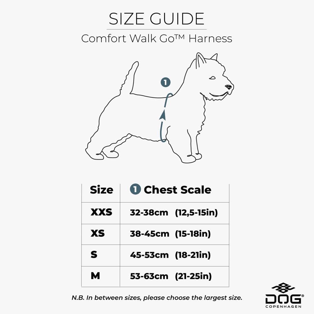 Comfort Walk Go Hundegeschirr, Black | Schwarz M