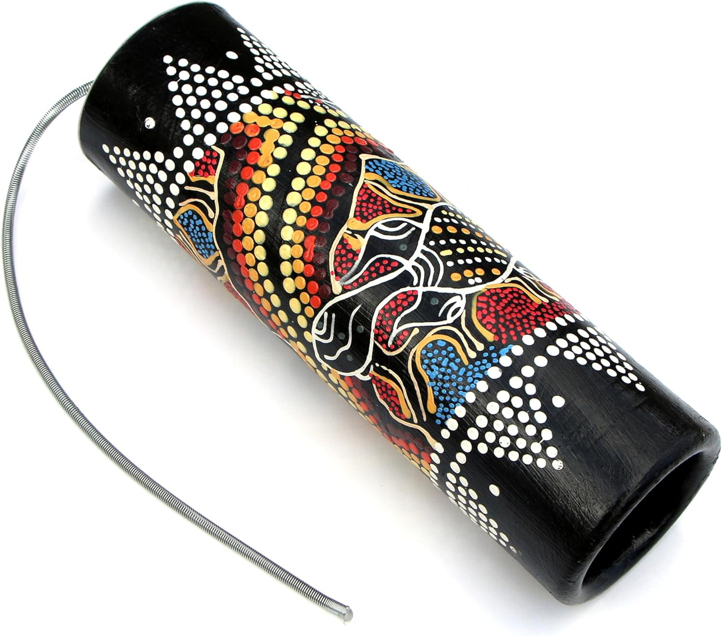 Donner-Trommel mit Dot-Paint Bemalung