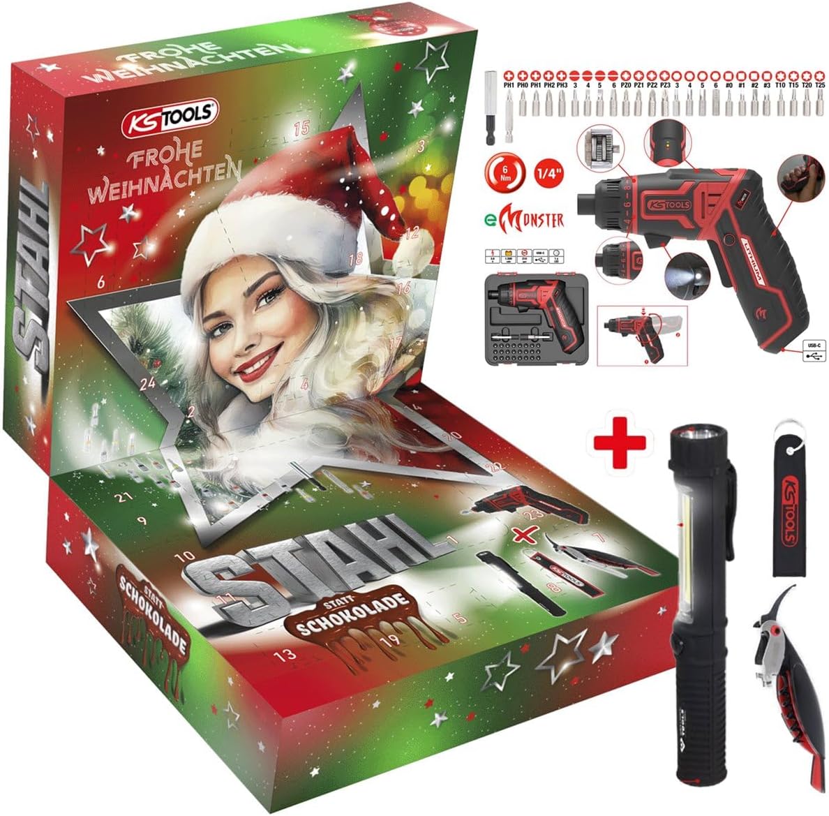 Adventskalender Werkzeug-Set