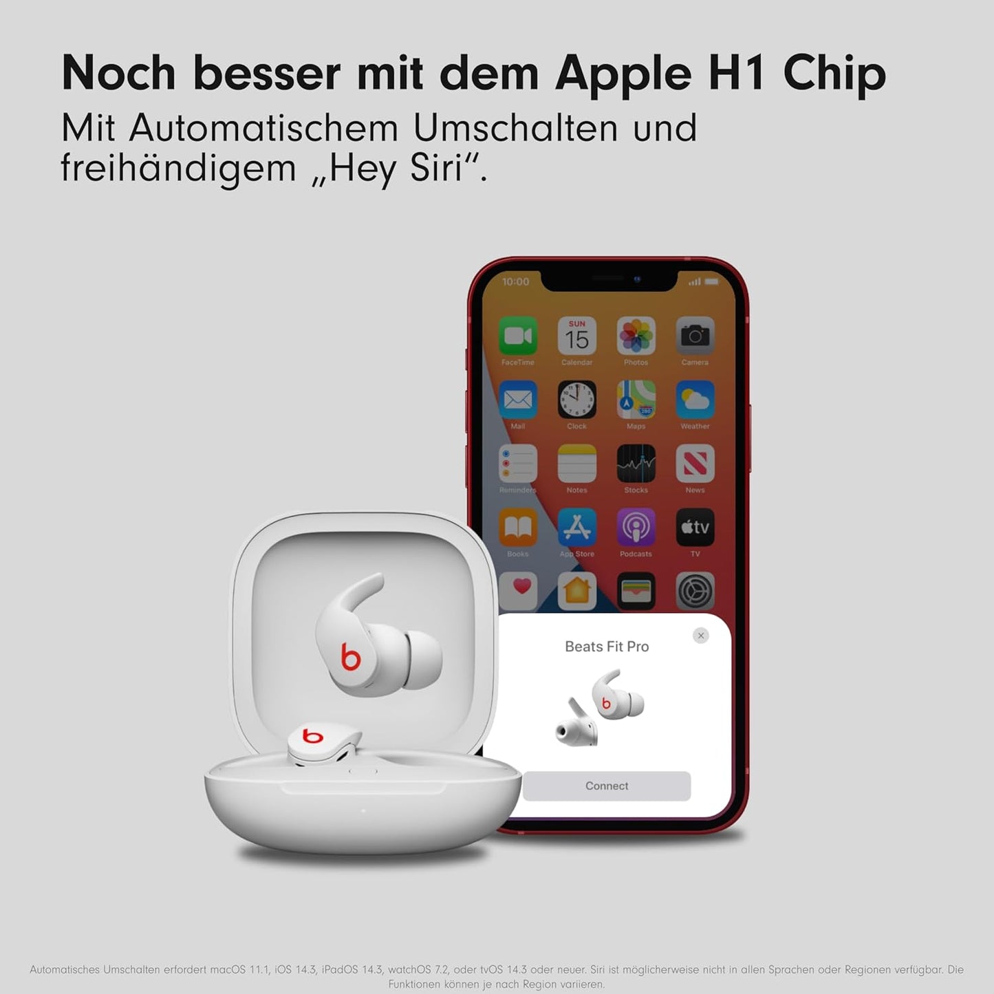 Fit Pro In-Ear Kopfhörer mit Noise-Cancelling, Weiß Fit Pro