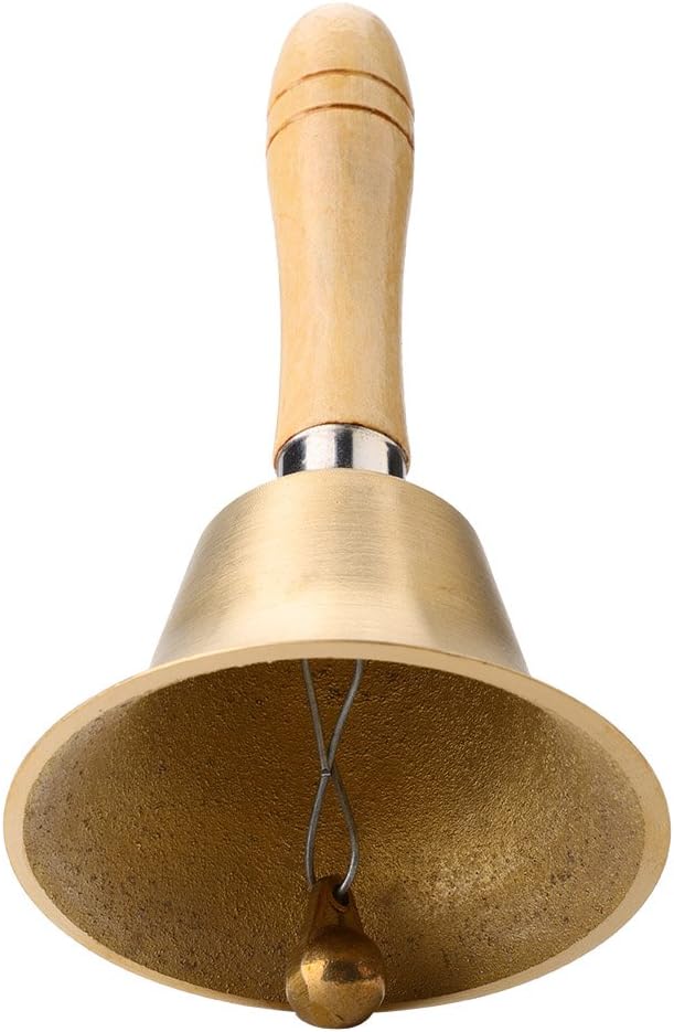 Klassische Handglocke mit Holzgriff für Kinder