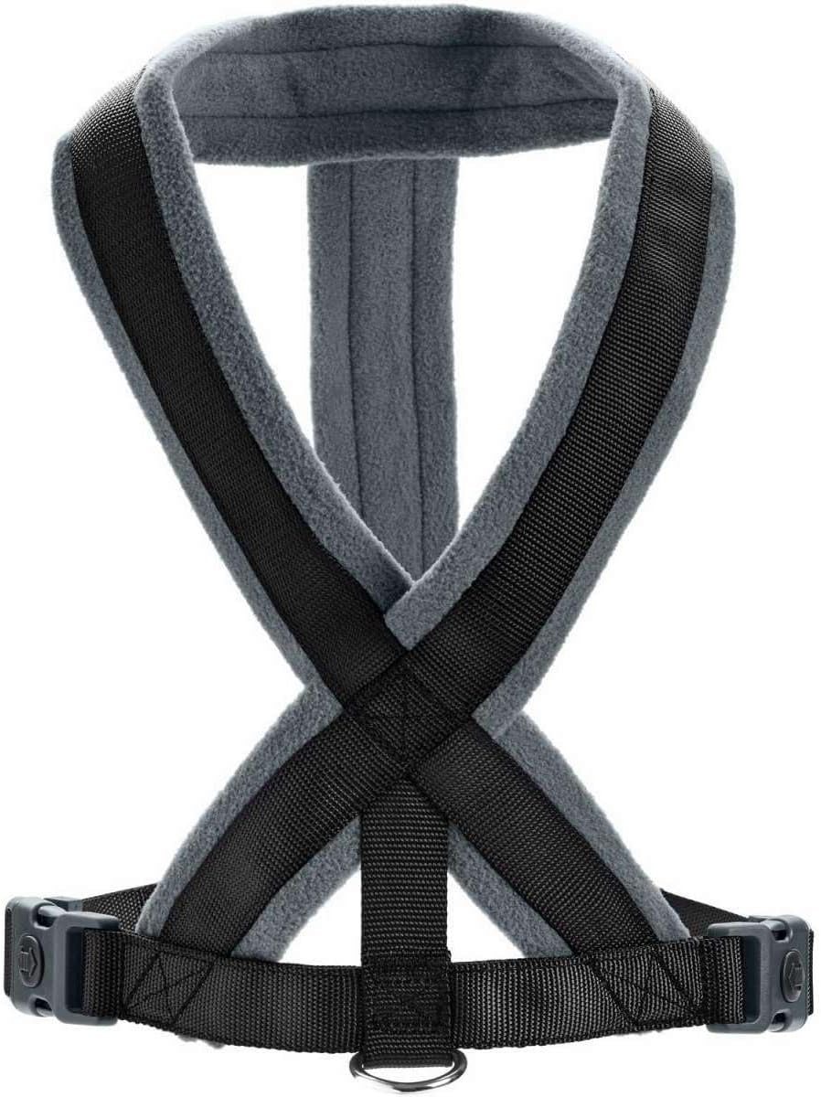 Hundegeschirr London Comfort, atmungsaktiv, verstellbar, schwarz S-M/2