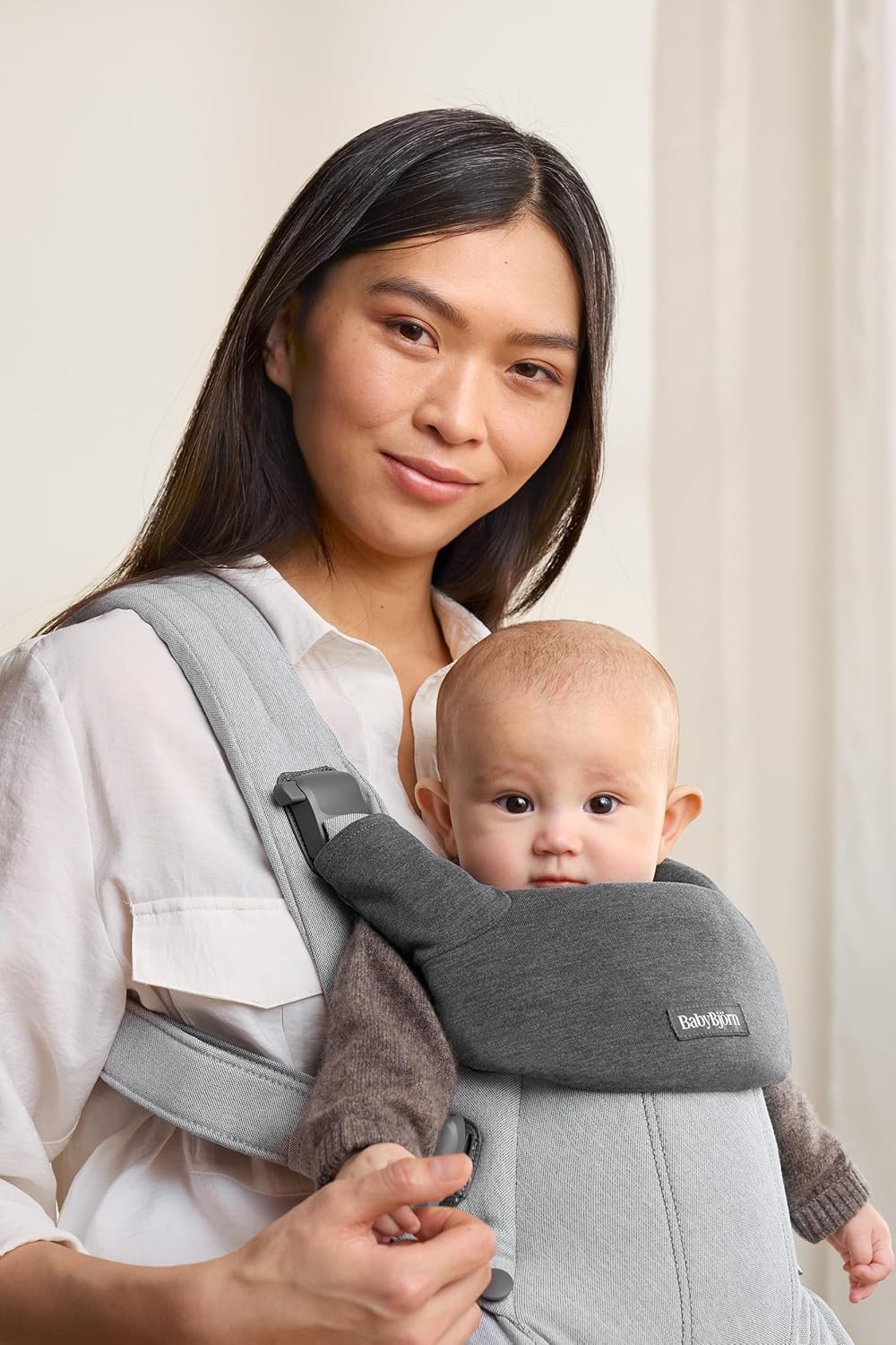 Lätzchen für Babytrage Harmony, Lätzchen für Babytrage Harmony Dunkelgrau