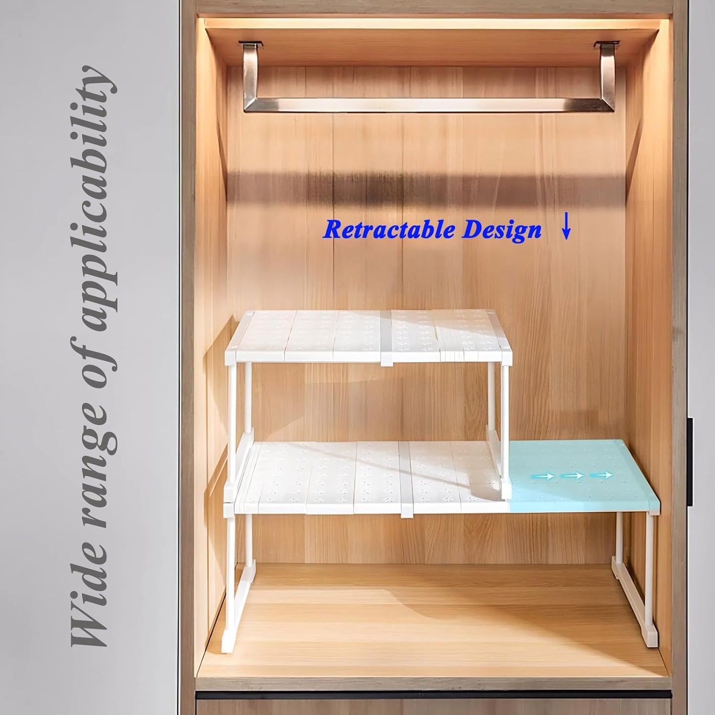 Stapelbarer Schrank-Organizer, Höhe 32cm