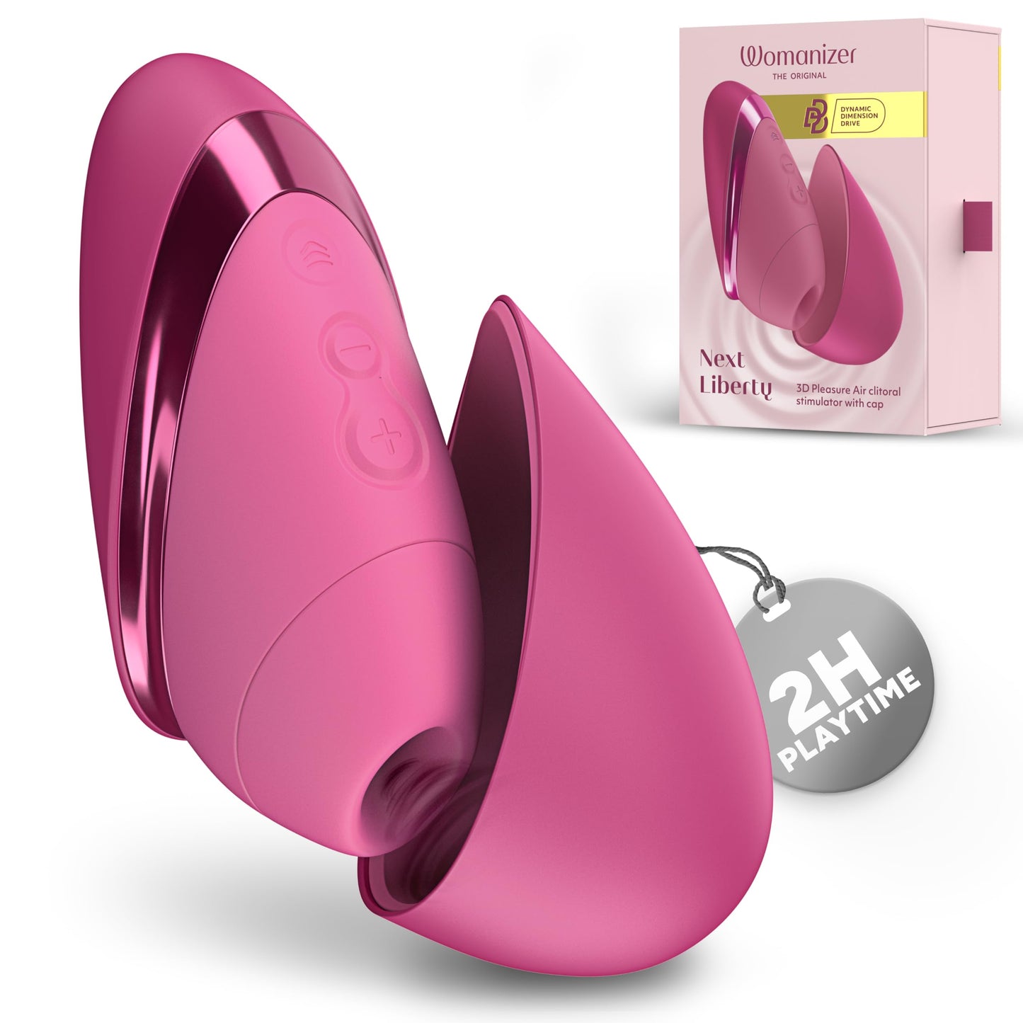 Next Liberty Klitorisstimulator mit Pleasure Air Technology, Rosa
