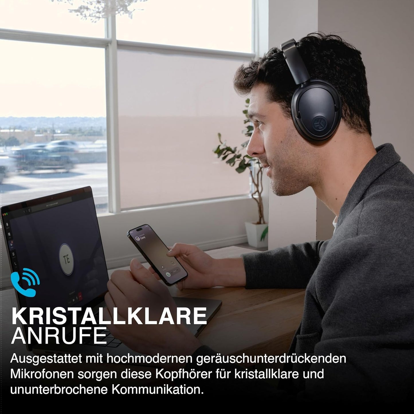 JBuds LUX ANC Over-Ear Kopfhörer, Graphit