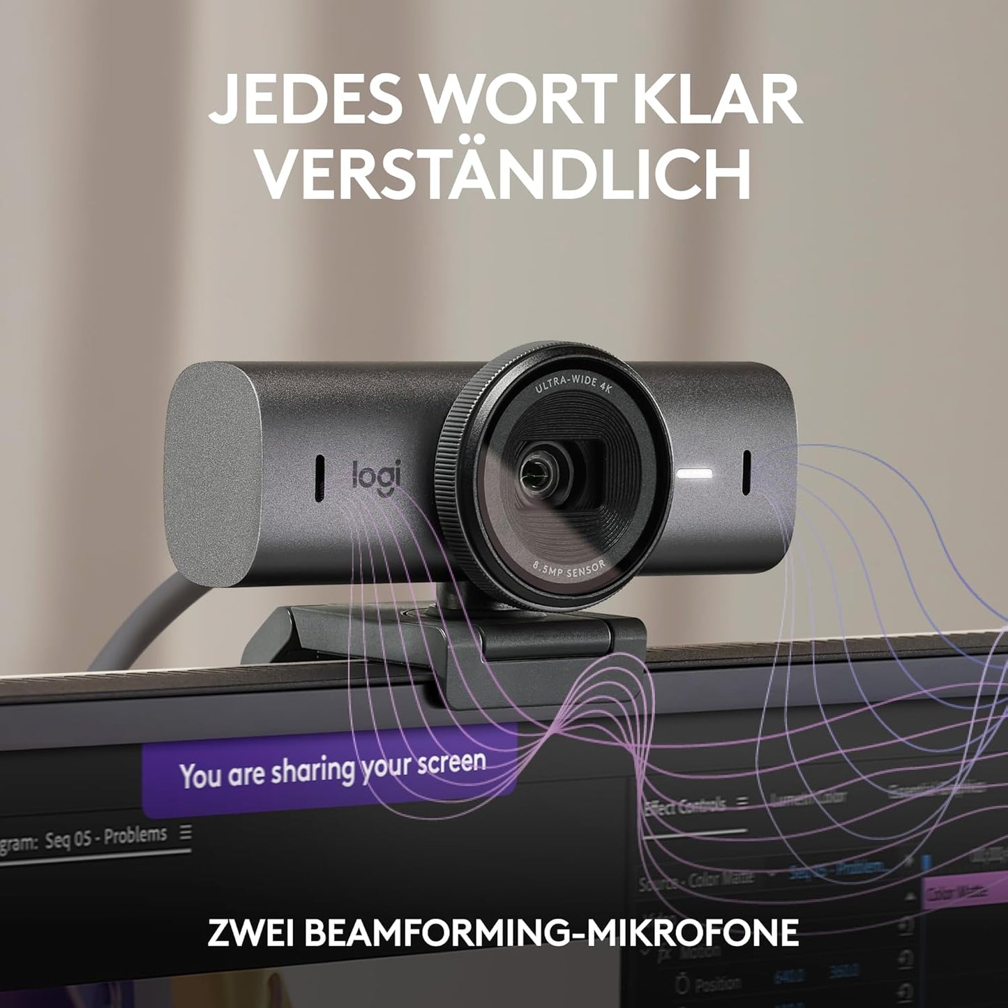MX Brio 4K Streaming-Webcam