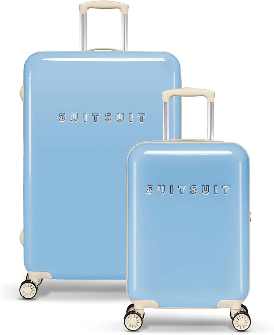 Kofferset 2-teilig mit TSA-Schloss, Chambray Blue Kofferset 2 teilig