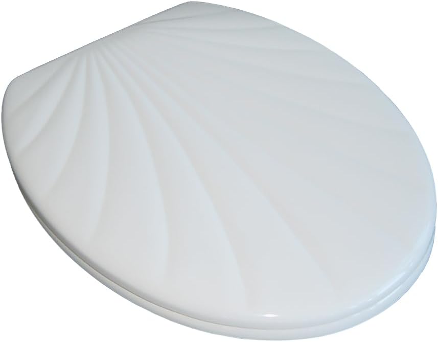WC Sitz in Muschelform, Duroplast, stabil