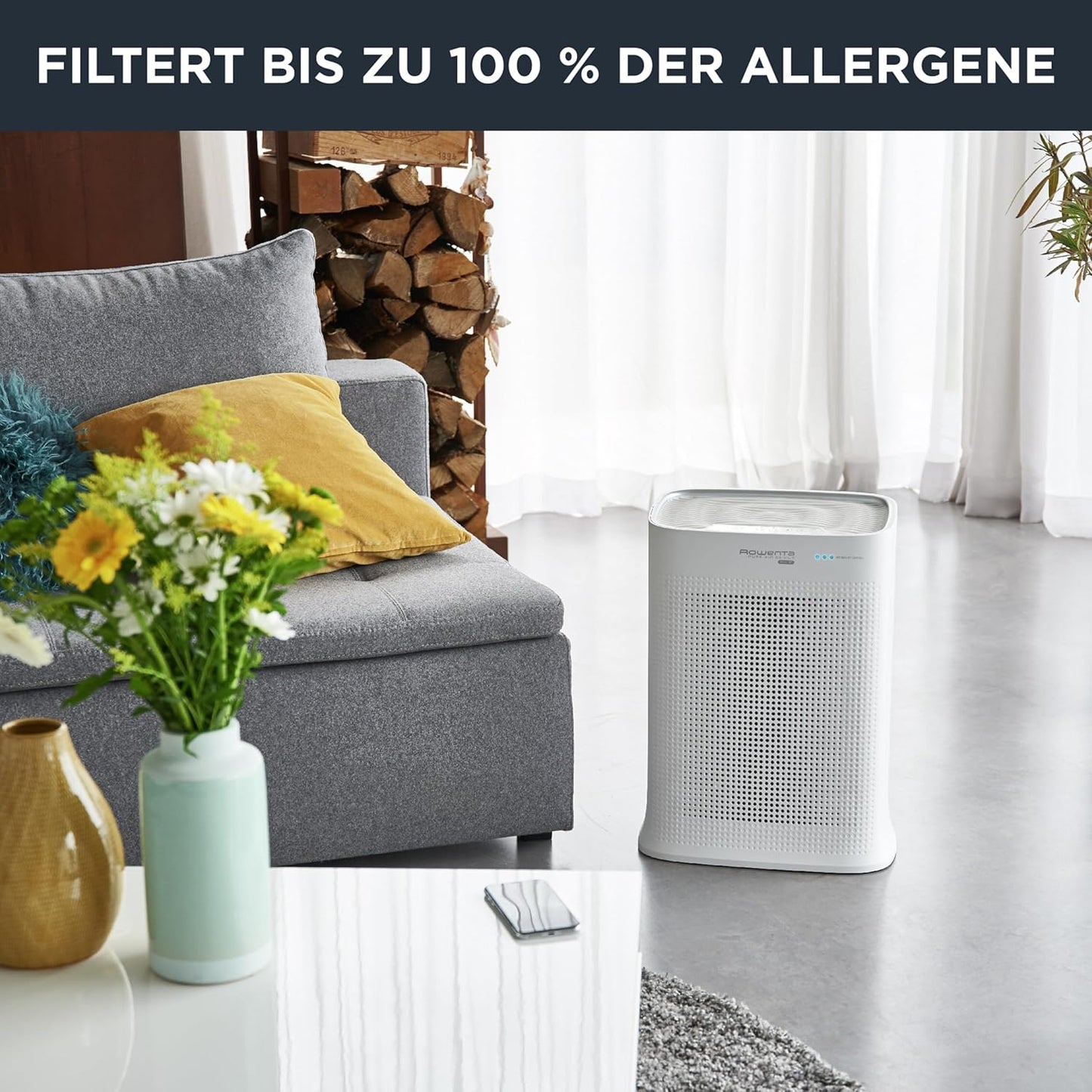 Luftreiniger Pure Air Genius PU3080, genauere Messung, Partikel&Gas-Sensor