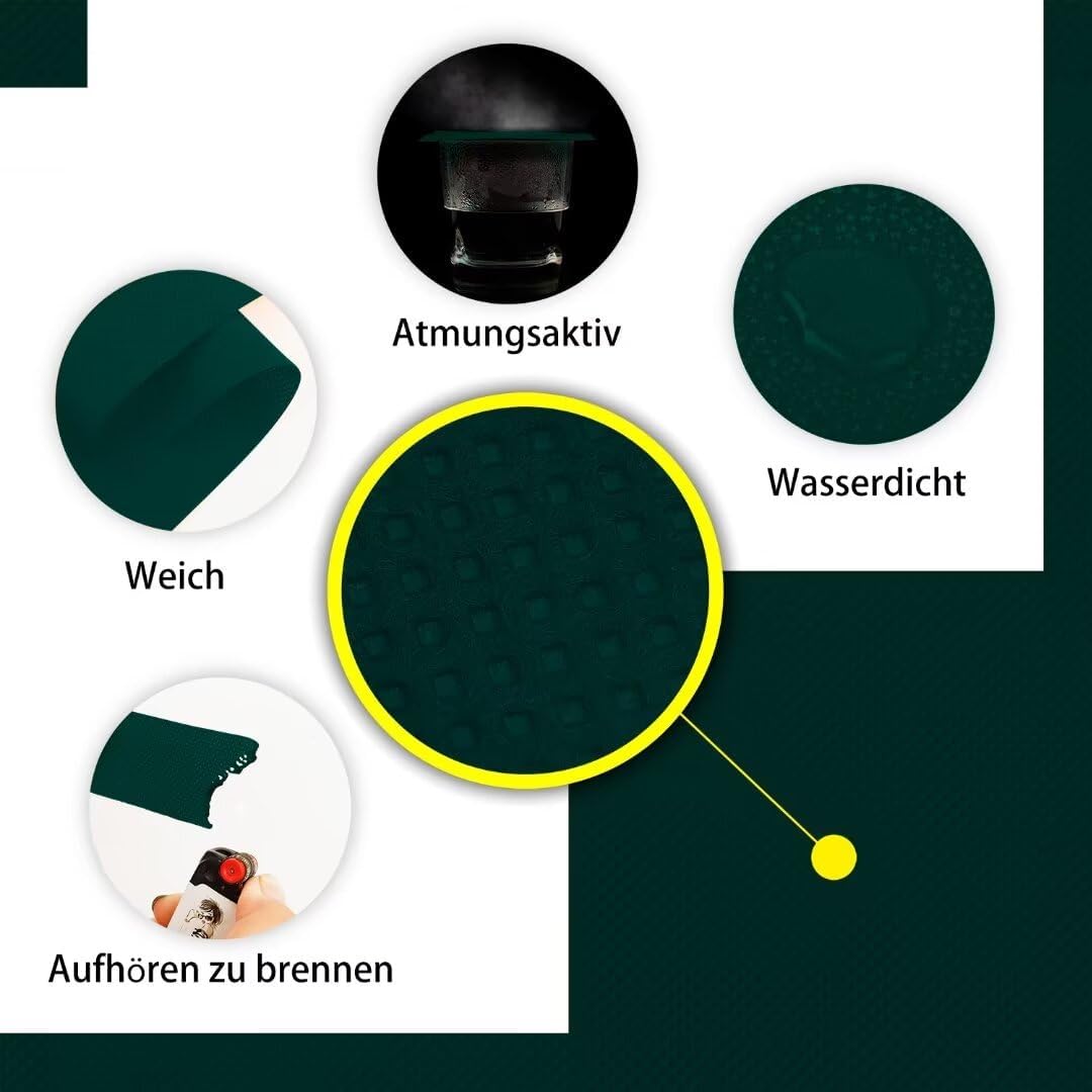 Einweg-Tischdeckenrolle, 118 x 2500 cm, Dunkelgrün 118 x 2500 cm (Rechteckig)