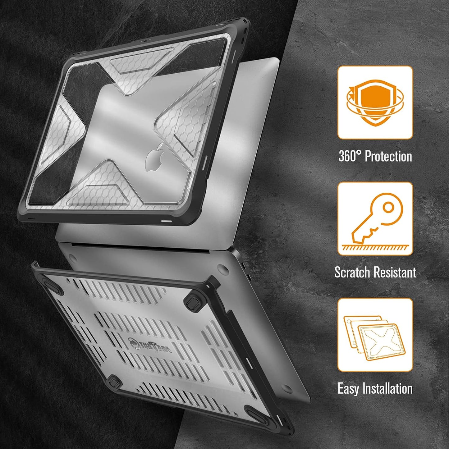 Rugged Hybrid Schutzhülle für MacBook Air 13, *Transparent