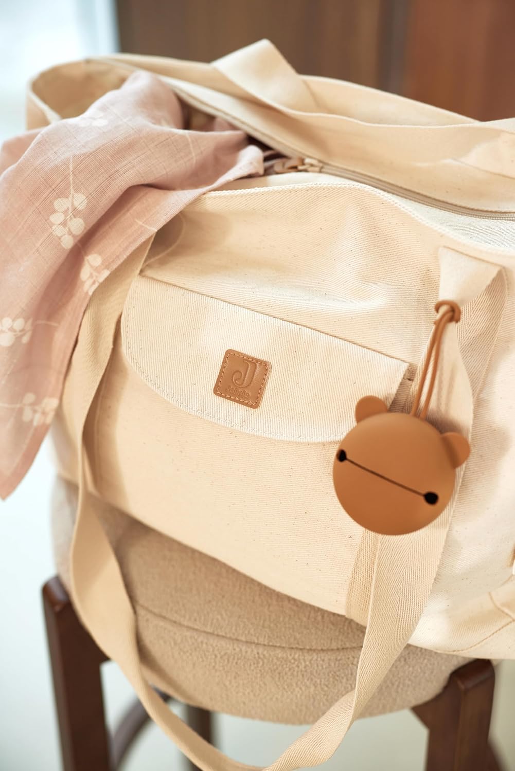 Wickeltasche Shopper Twill, Twill, Natural