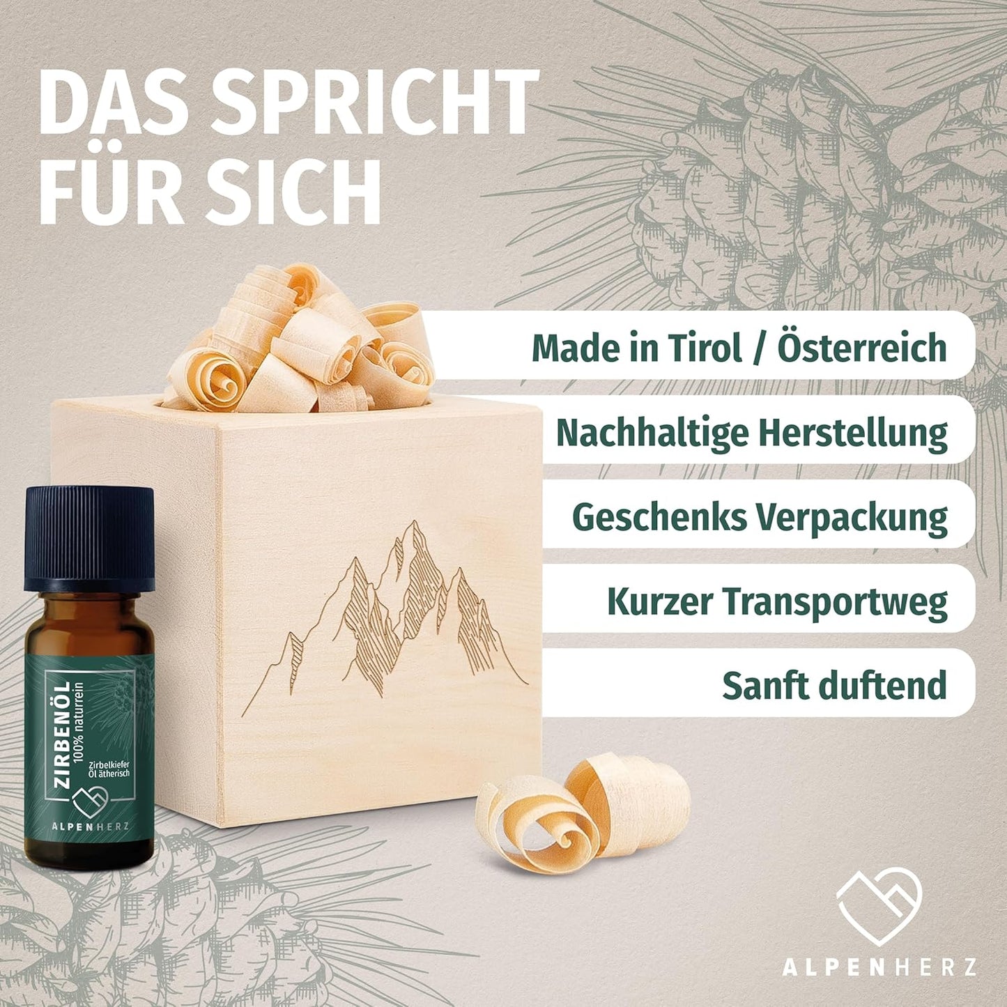 Zirbenwürfel-Set