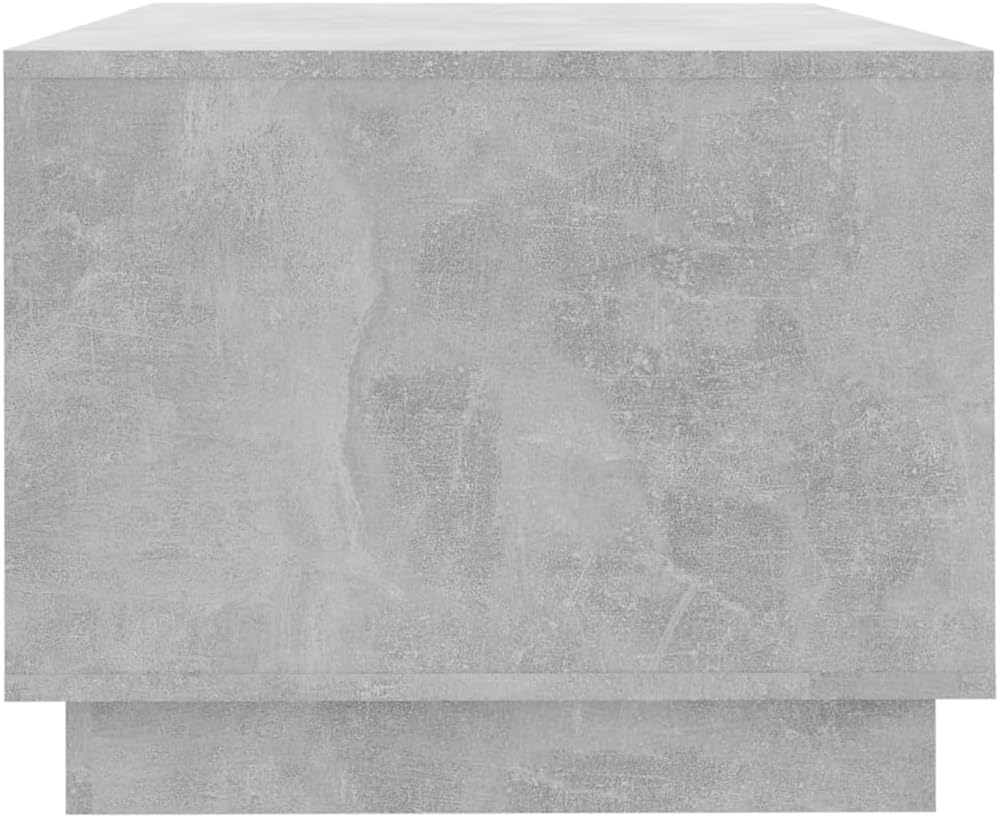 Couchtisch mit Stauraum, Betongrau 102 x 55 x 43 cm