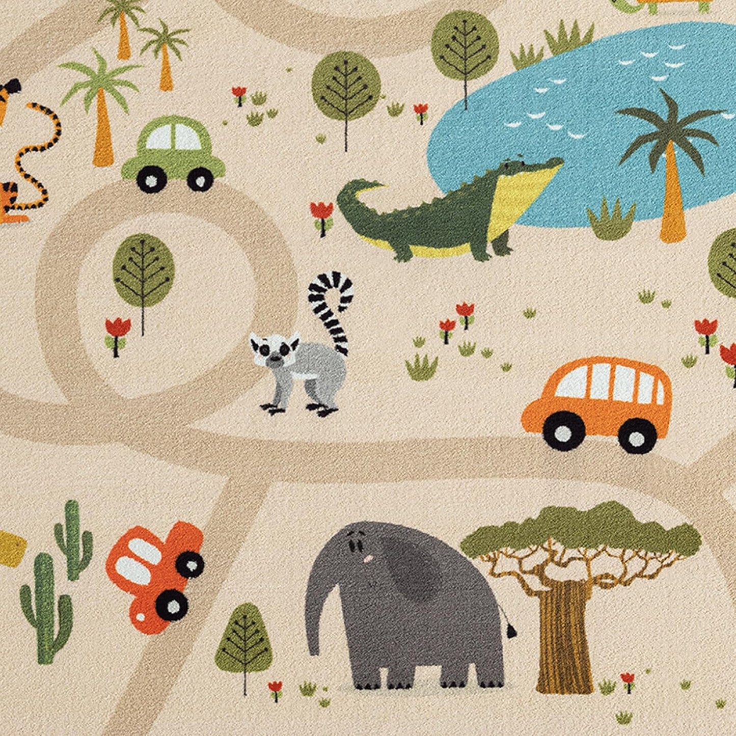 Spielteppich Safari, 80 x 150 cm (Läufer) Safari Beige