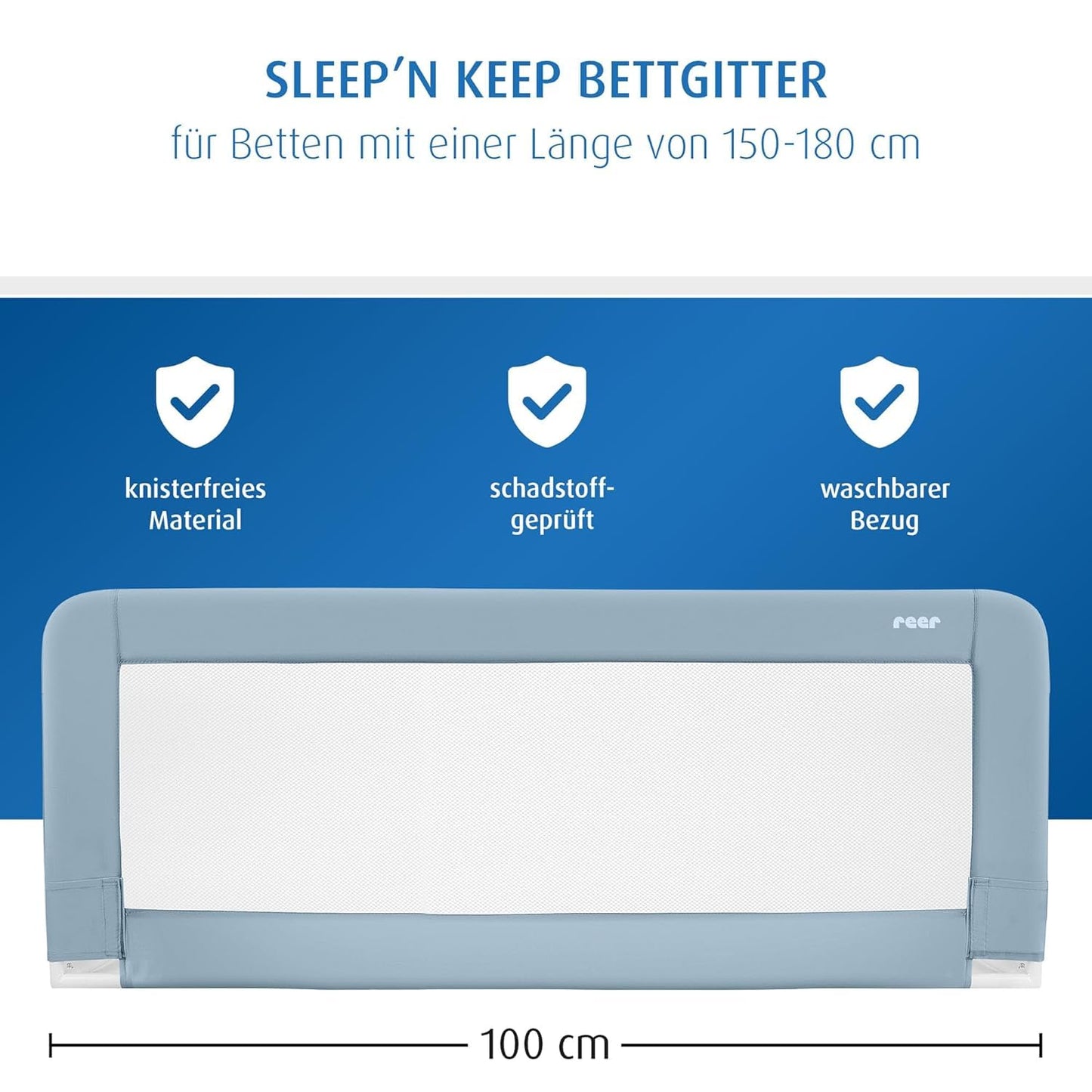 Sleep'n Keep Fallschutz, Bettlänge bis 180 cm