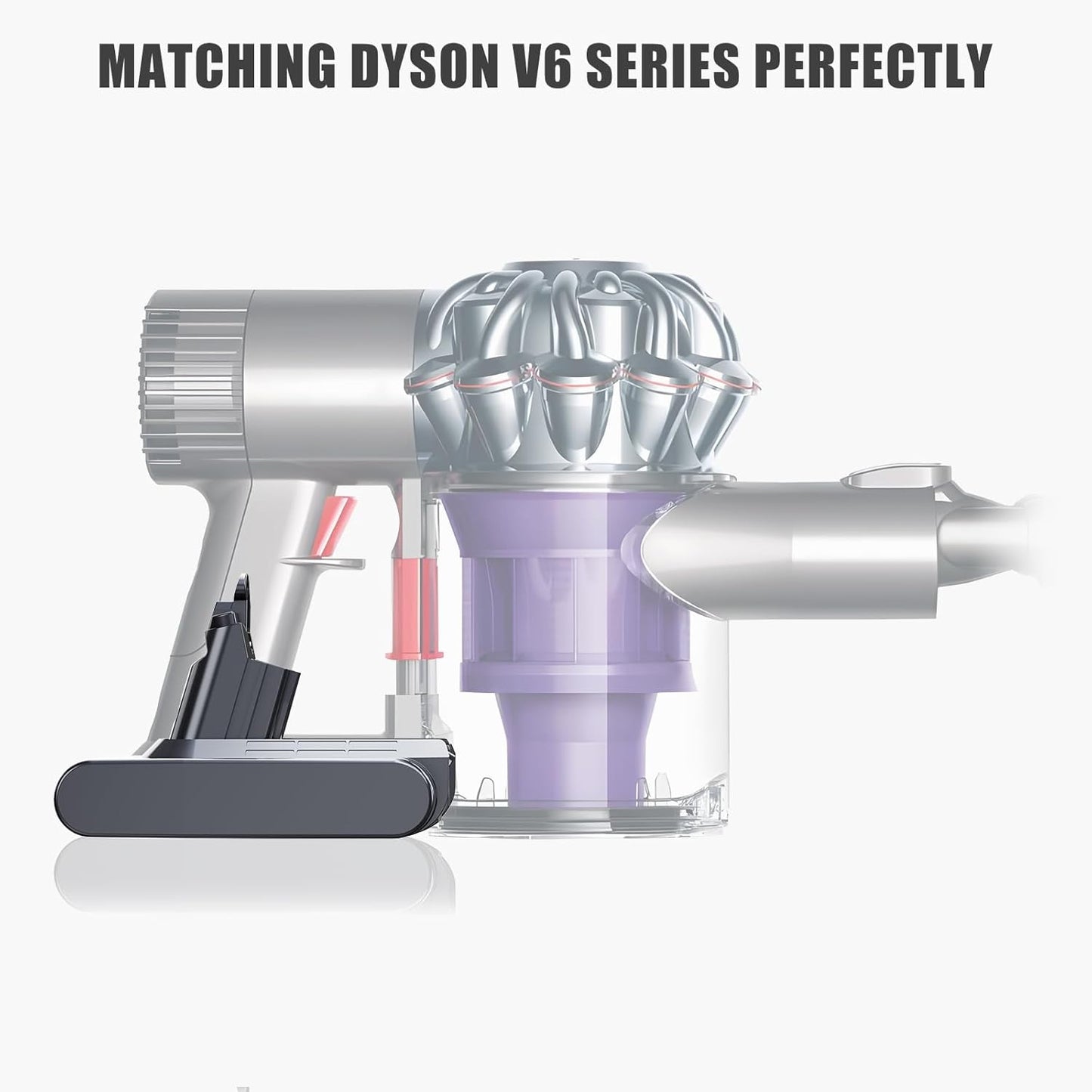 Ersatzakku für Dyson V6 mit LCD-Bildschirm, V6SX