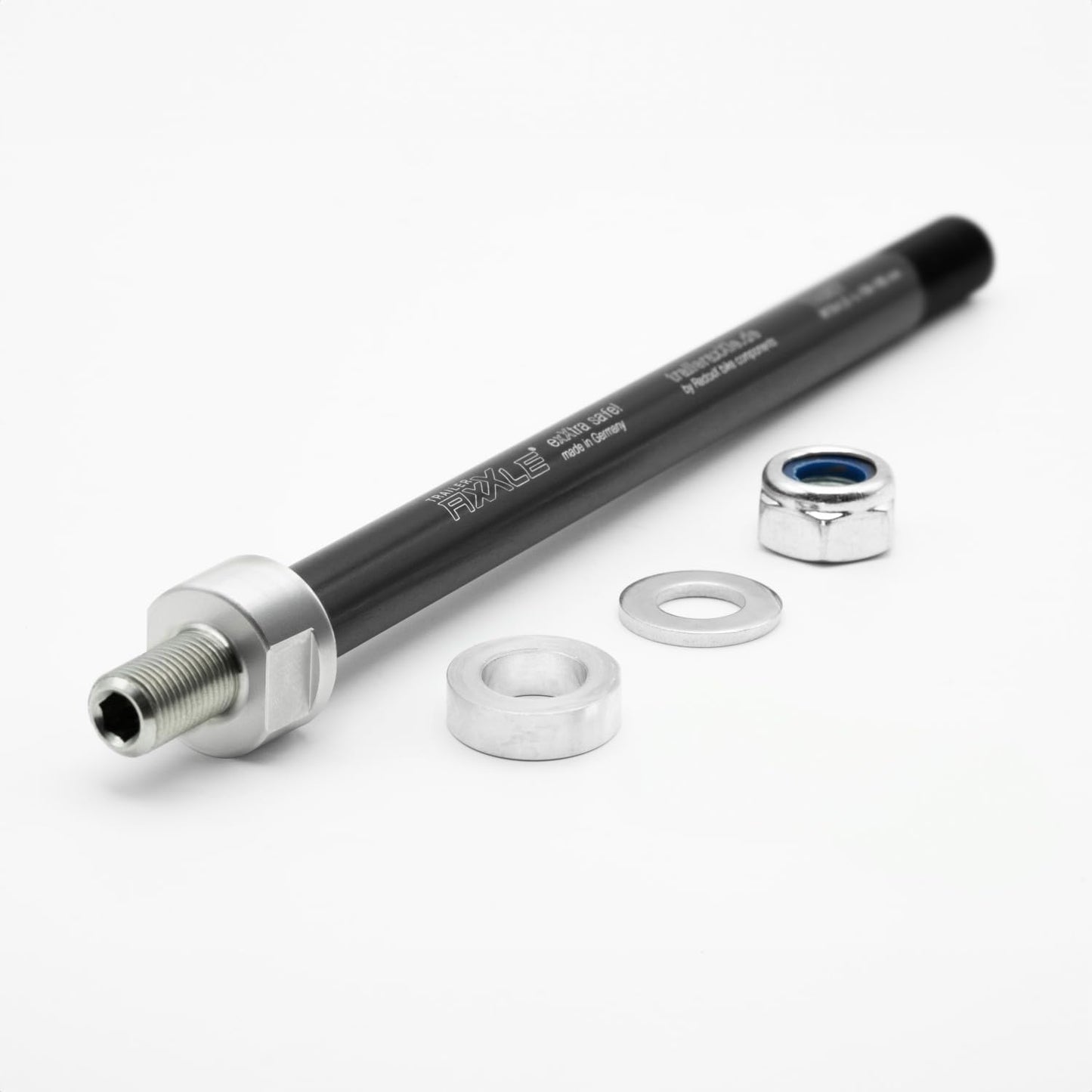 Steckachse für Fahrradanhänger TA012, M12x1,75 | 174-180 mm