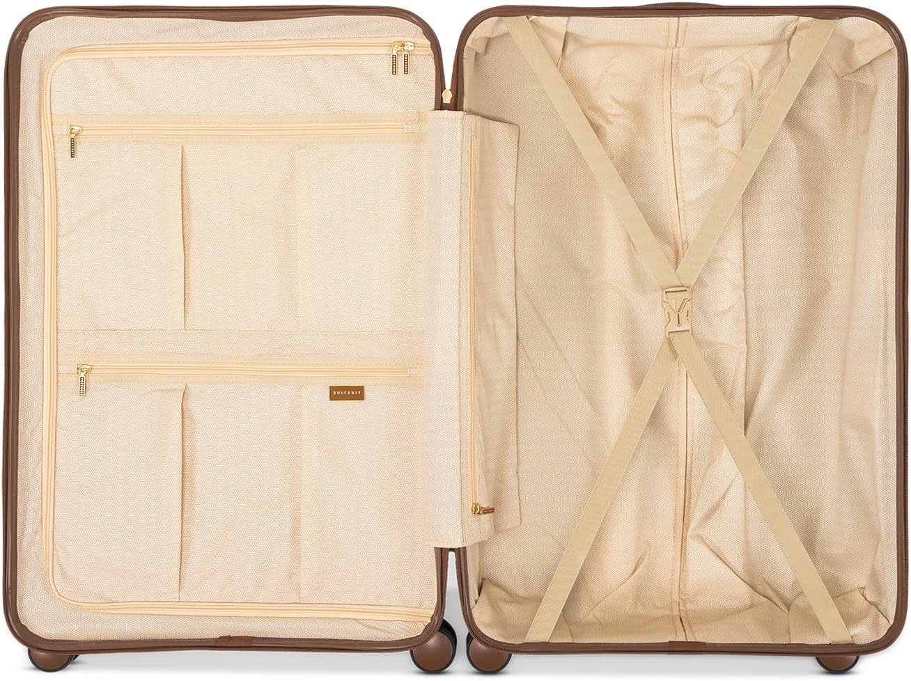 2-teiliges Kofferset Fab Seventies, Duo Set Cocoa Brown
