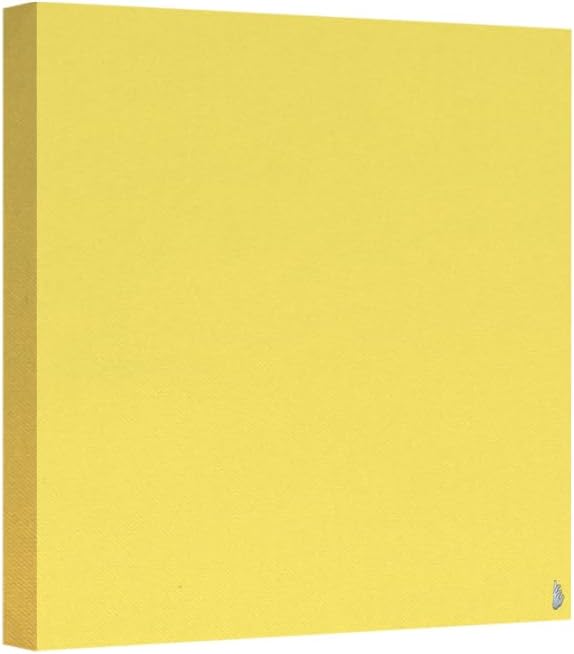 Akustikpaneele Premium Schallabsorber, 50x50x6 cm, Gelb