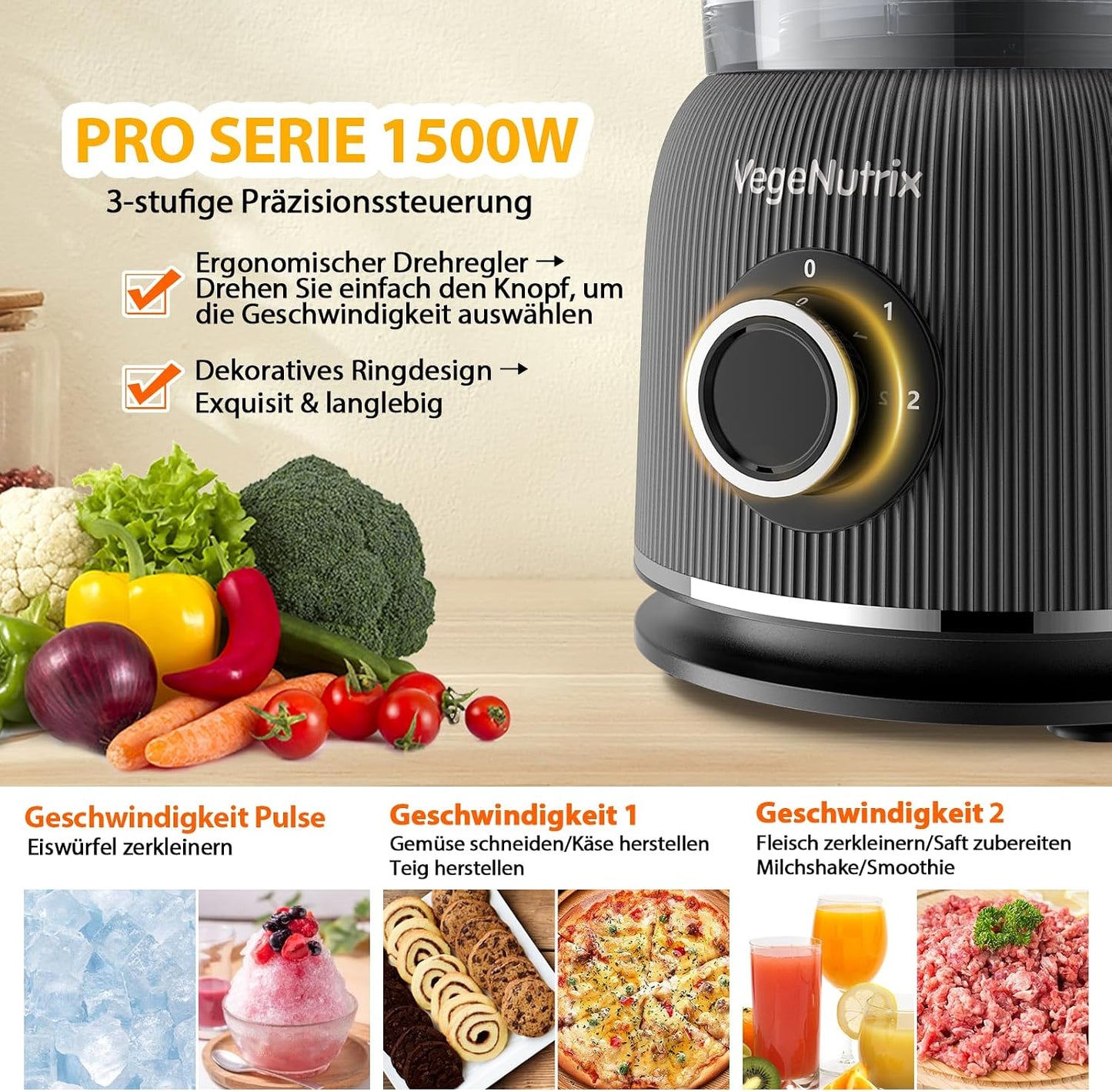 Küchenmaschine & Mixer Kombination