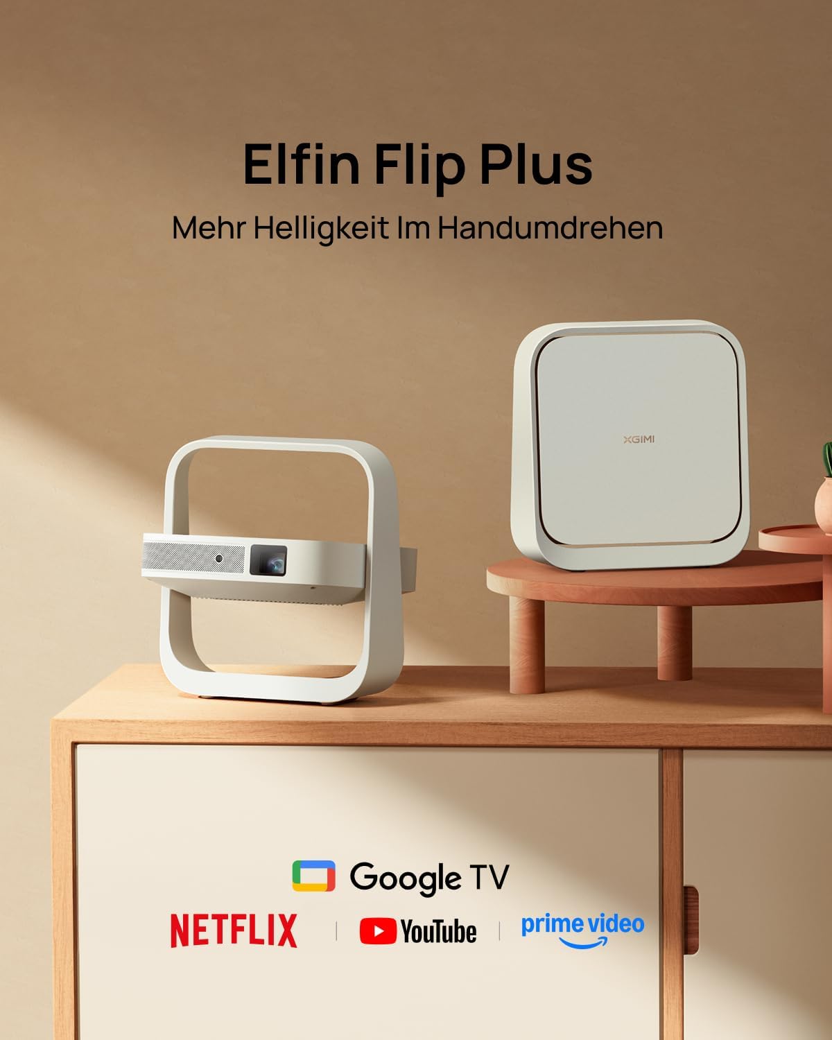 Tragbarer Beamer Elfin Flip Plus, Elfin Flip Plus