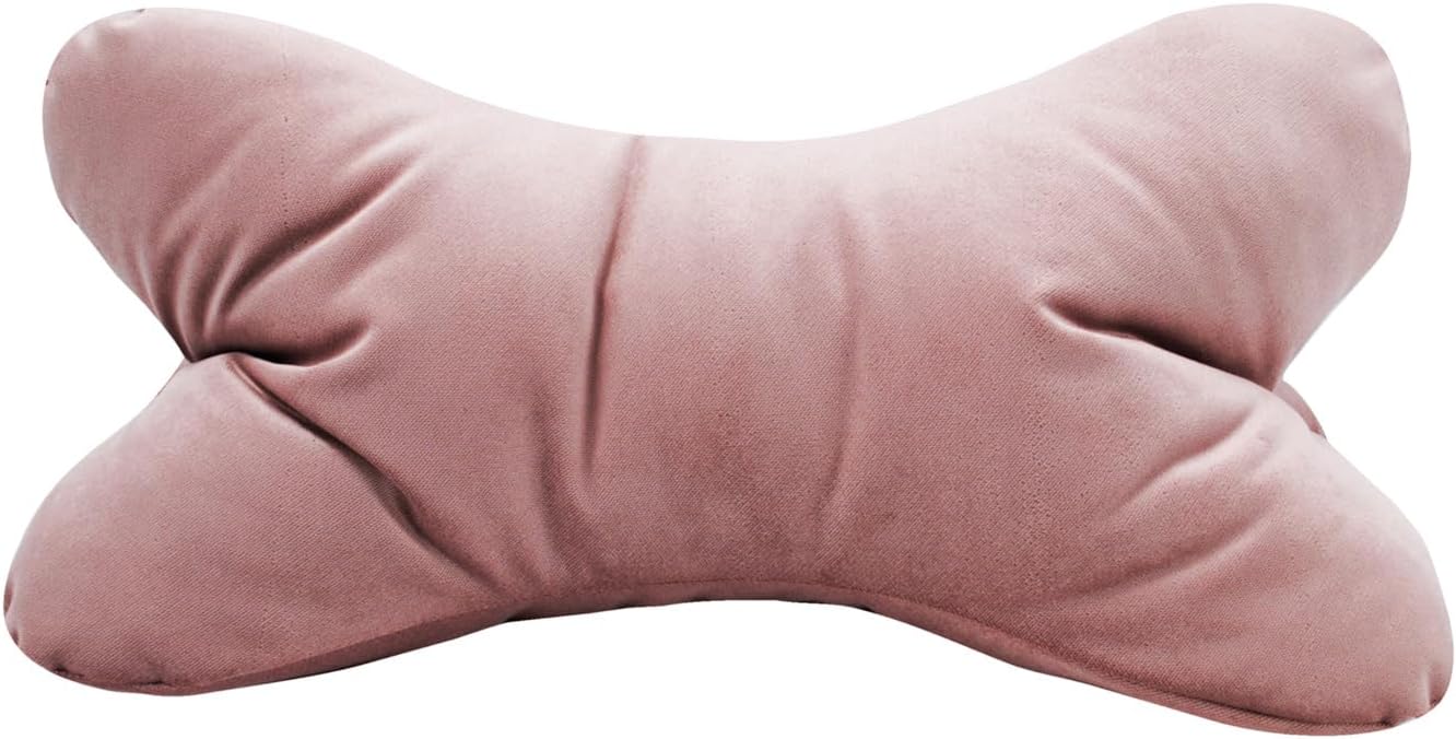 Leseknochen aus Samtstoff, Altrosa-samt Polyester