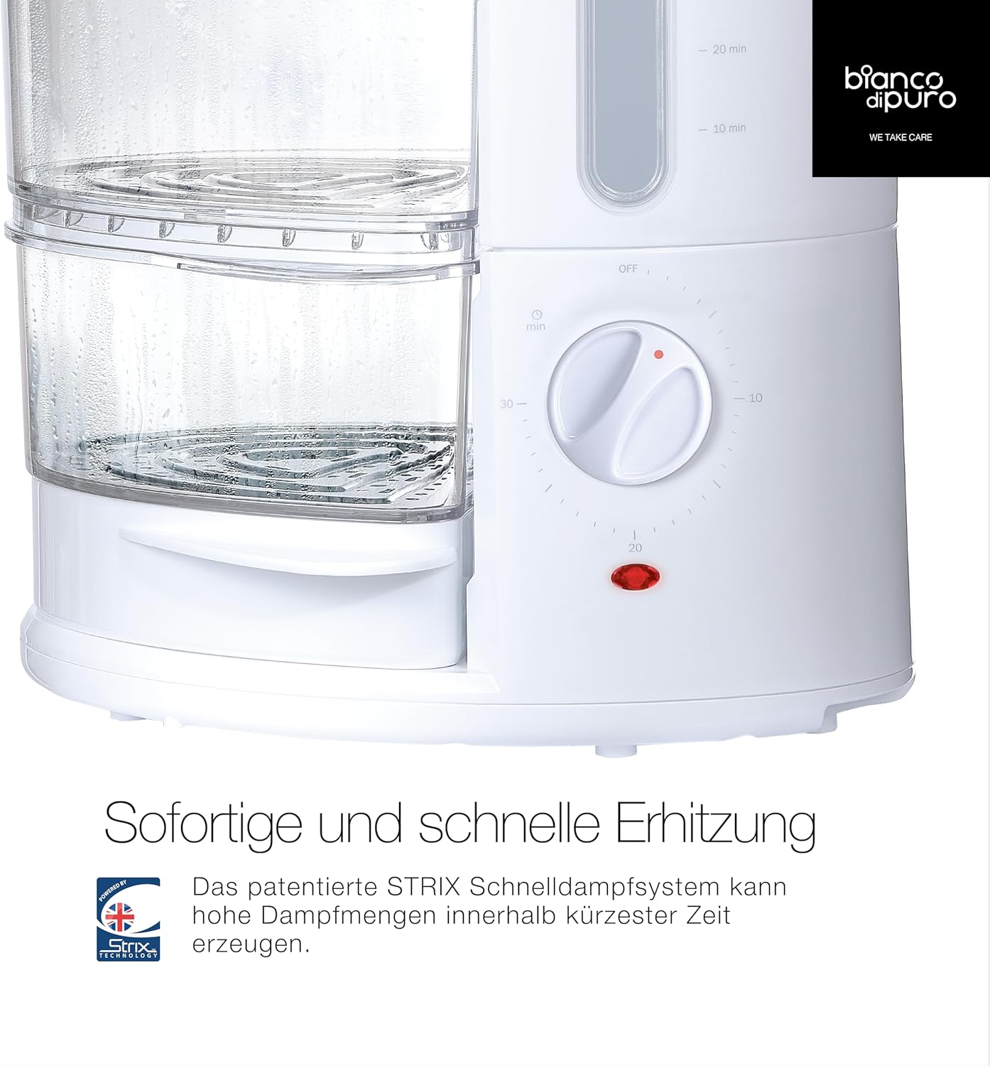 Dampfgarer Rapido mit STRIX-Technologie