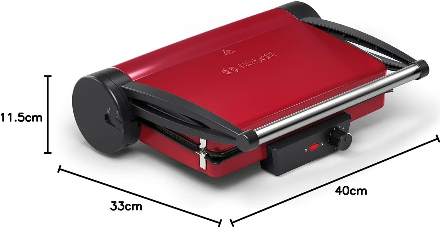 3-in-1 Kontaktgrill TCG4104 mit herausnehmbaren Grillplatten