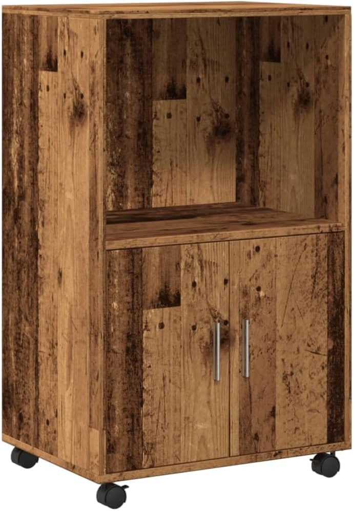 Rollschrank in Altholz-Optik, Altholz